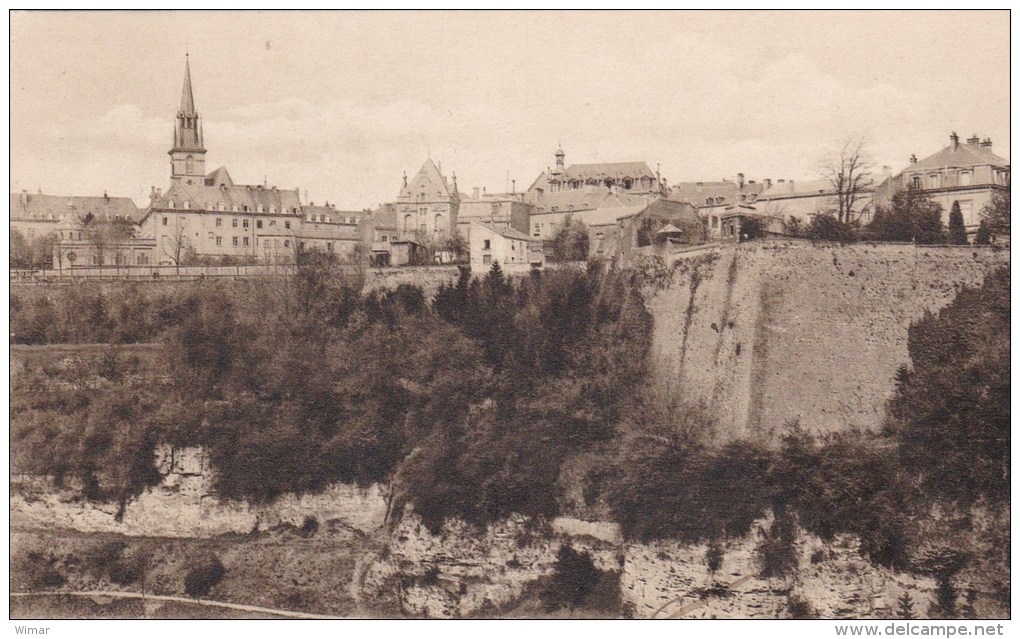 Luxembourg-Ville - Vue Prise Du Plateau Bourbon Vers 1904 - Luxemburg - Town