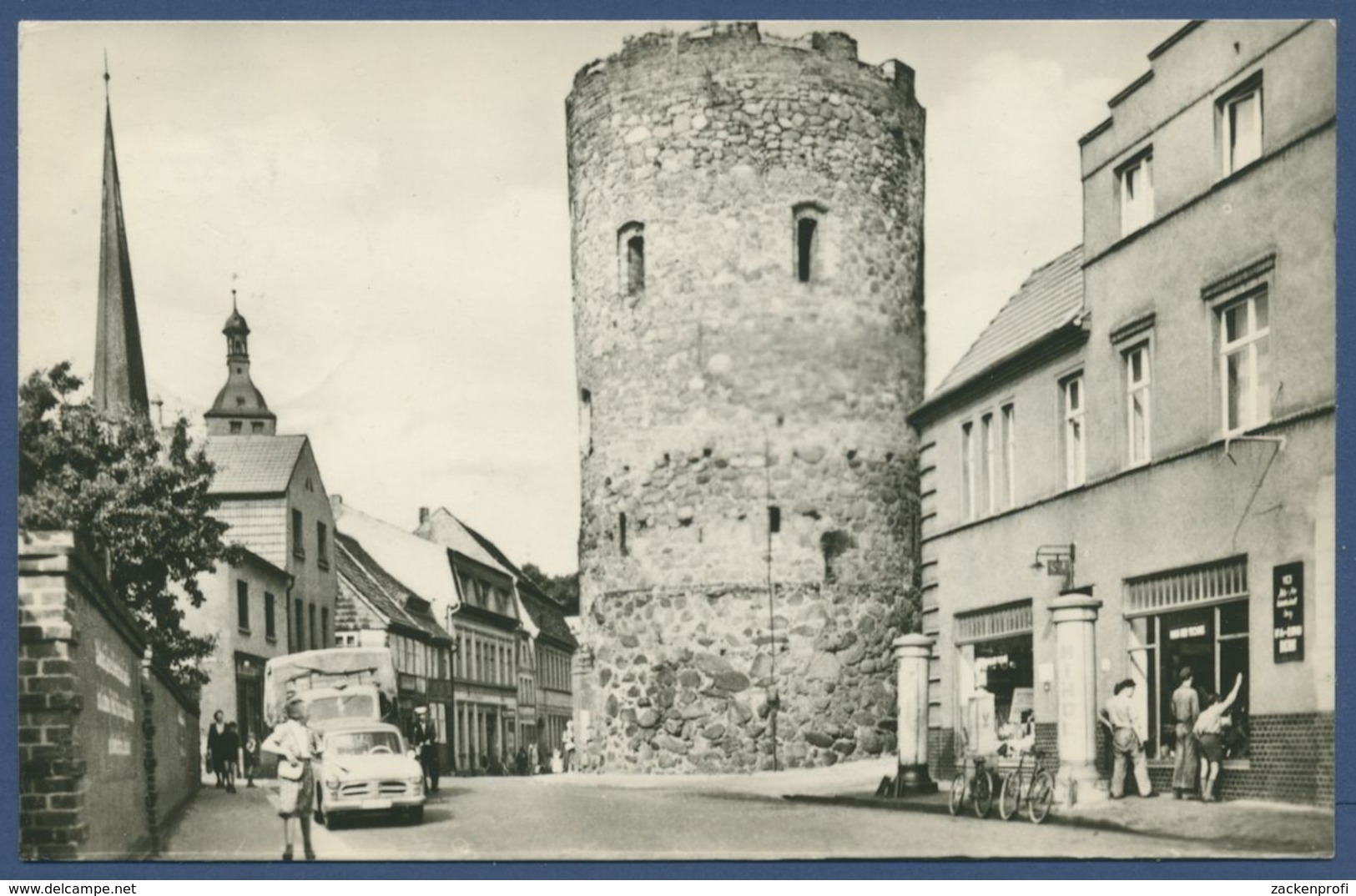 Burg Bei Magdeburg Berliner Tor Werkstatt, Gelaufen 1959 (AK680) - Burg