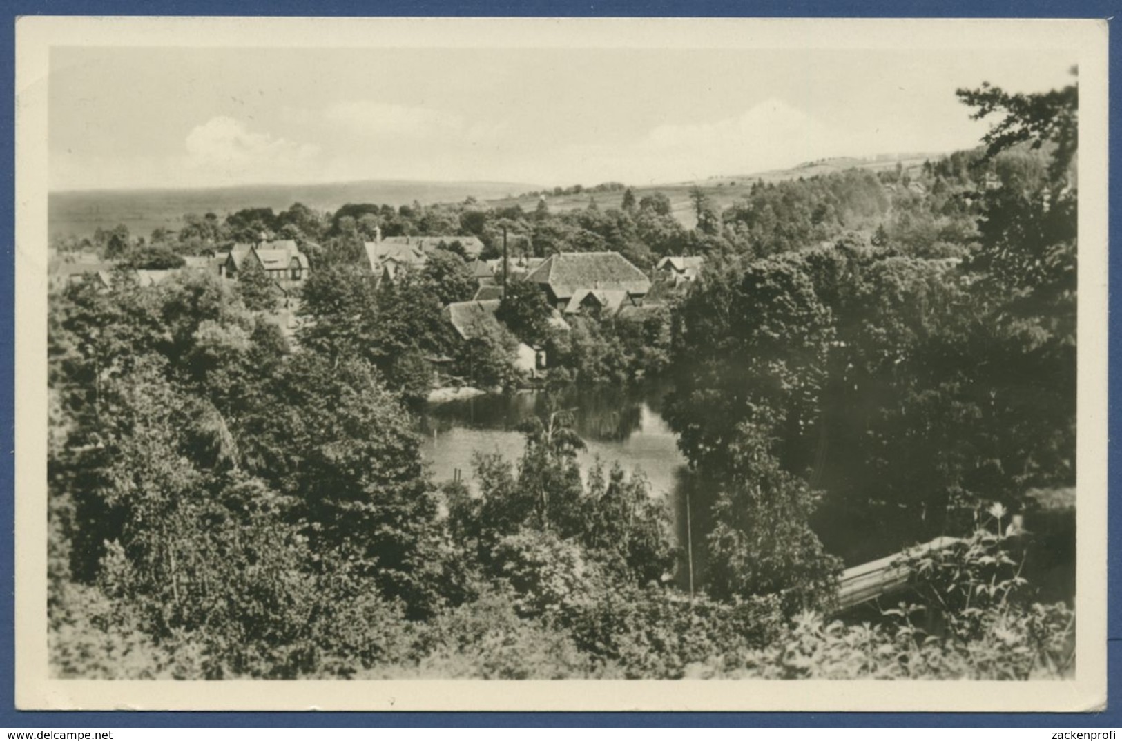 Georgenthal Thüringer Wald Großer Mühlenteich, Gelaufen 1958 (AK679) - Georgenthal