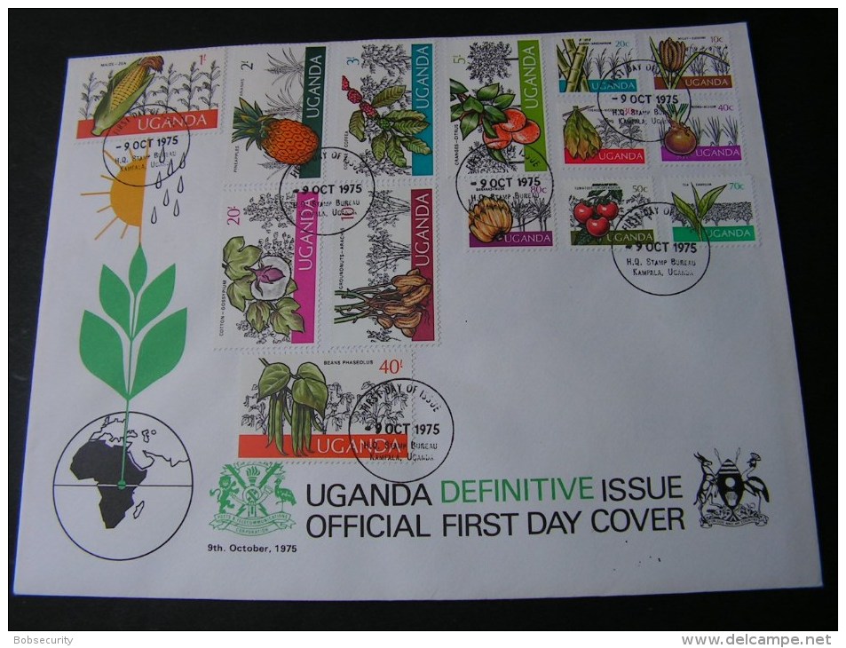 == Uganda Definitive FDC 1969 - Uganda (1962-...)