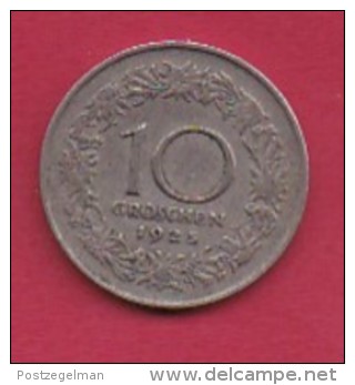 AUSTRIA, 1925, 1 Circulated Coin Of 10 Groschen, Copper-nickel,  KM2838, C2935 - Austria