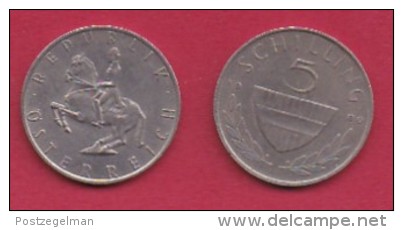 AUSTRIA, 1980, 1 Circulated Coin Of 5 Schilling, Copper Nickel,  KM2889a, C2944 - Austria