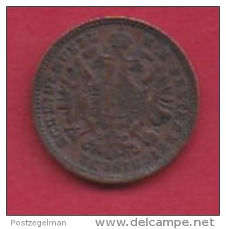 AUSTRIA, 1885, 1 Circulated Coin Of 1 Grosche, Bronze,   , C2950 - Oostenrijk