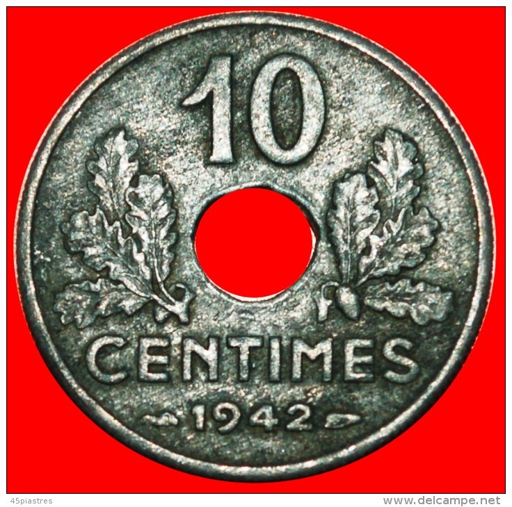 &#9733;OCCUPATION By GERMANY: FRANCE &#9733; 10 CENTIMES 1942! LOW START&#9733; NO RESERVE! - Autres & Non Classés