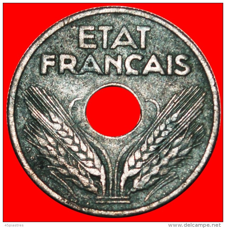 &#9733;OCCUPATION By GERMANY: FRANCE &#9733; 10 CENTIMES 1942! LOW START&#9733; NO RESERVE! - Autres & Non Classés