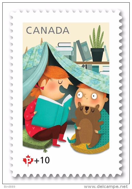 2015 Canada Community Foundation Semi-postal Toy Story Bear Tent Single Stamp From Booklet MNH - Nuovi