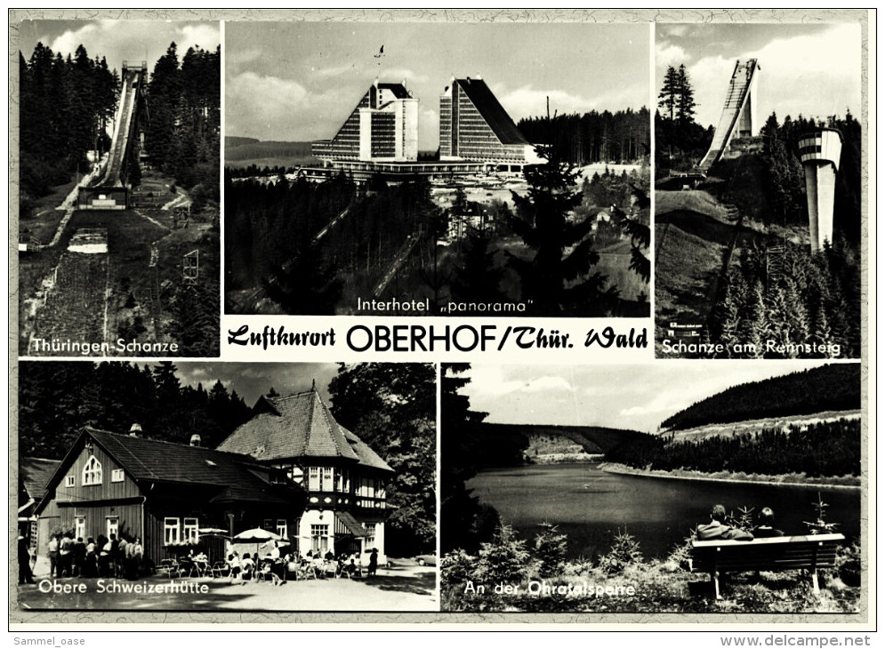Oberhof Im Thür. Wald  -  Mehrbild-Ansichtskarte Ca. 1975  (5126) - Oberhof