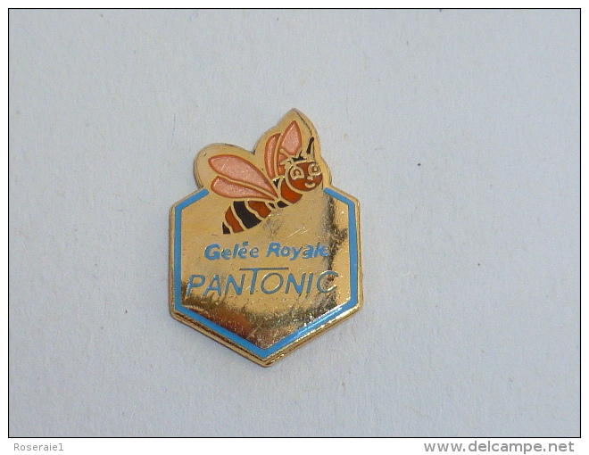 Pin's ABEILLE, GELEE ROYALE PANTONIC - Animales