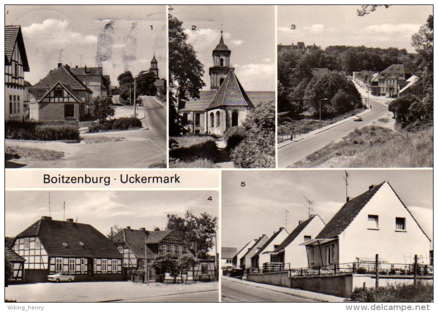 Boitzenburg - S/w Mehrbildkarte 1 - Boitzenburg