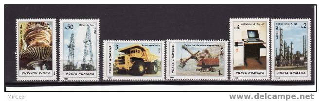 C4782 - Roumanie 1986 - Yv.no.3712/7 Neufs** - Unused Stamps