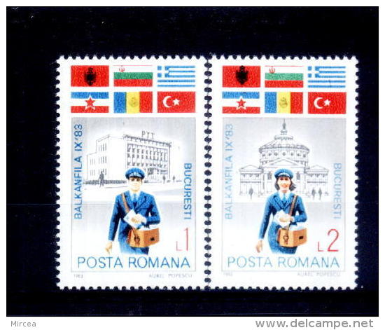 Roumanie 1983 - Yv.no.3481-2 Neufs** - Unused Stamps