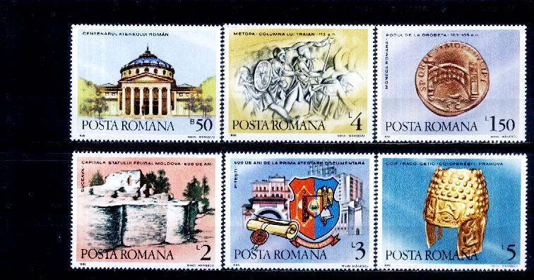 Roumanie Yv.no.3821/6 Neufs** - Nuovi