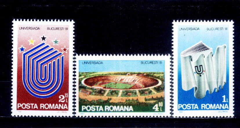 B2679 - Roumanie 1981 - Yv.no.3337/9 Neufs** - Unused Stamps