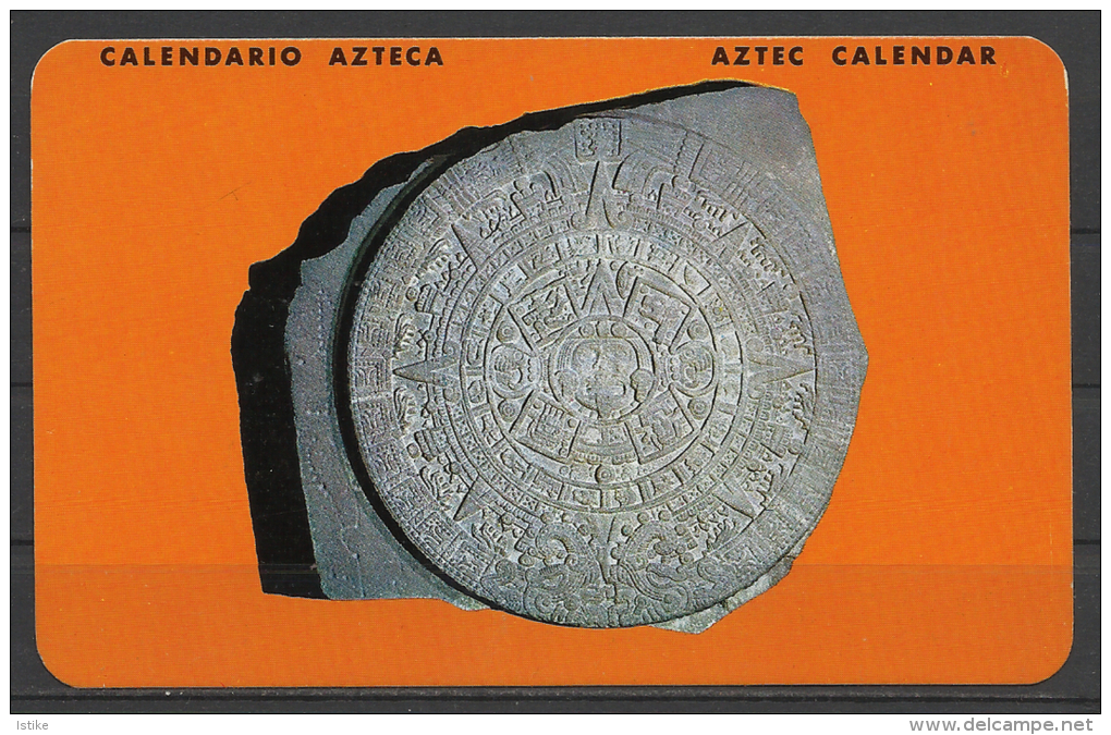 Mexico, The Aztec Calendar Stone. - Mexique