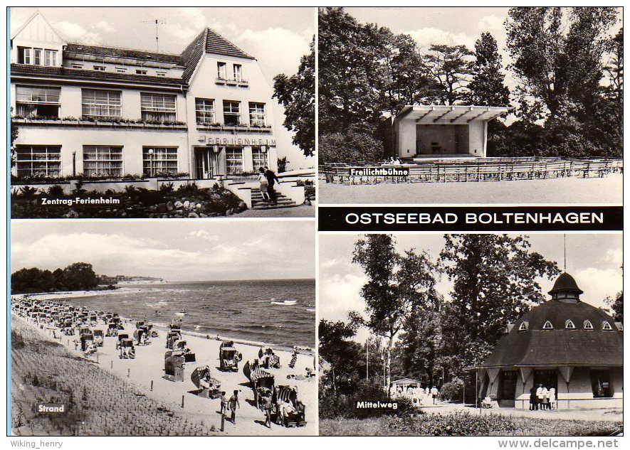 Boltenhagen - S/w Mehrbildkarte 12 - Boltenhagen