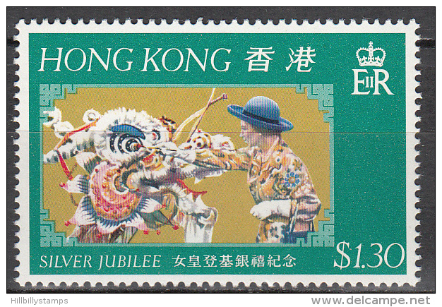 Hong Kong    Scott No  336   Mnh   Year 1977 - Unused Stamps