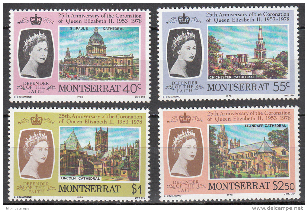 Montserrat    Scott No  385-88    Mnh   Year 1977 - Montserrat