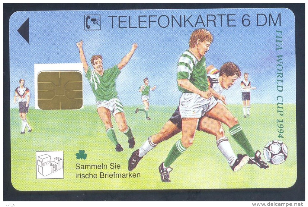 Ireland EIRE Telepfonkarte 1994 World Cup Football Soccer Fussball Calcio Voetbal Futbol; Flora Clover; Collect Irish - Sport