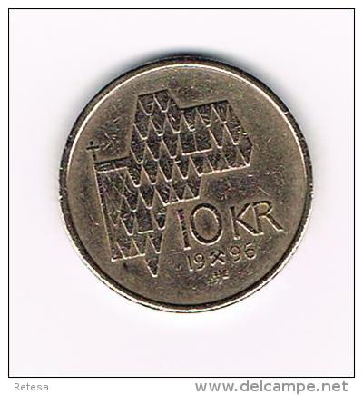 -0-  NOORWEGEN  10 KRONER 1996 - Norvège