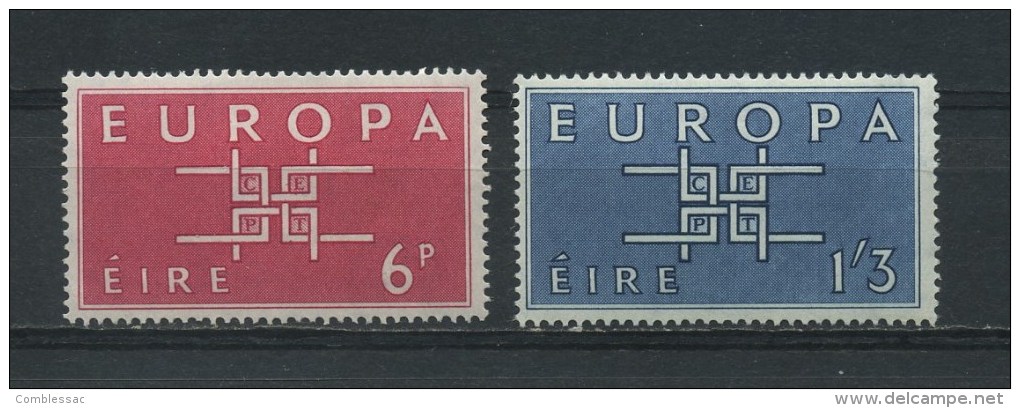 IRELAND   1963   Europa    Set  Of  2     MH - Neufs