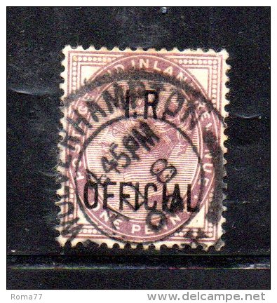 Y426 - GRAN BRETAGNA 1882 , SERVIZIO 1 Penny   N. 2A Usato - Service