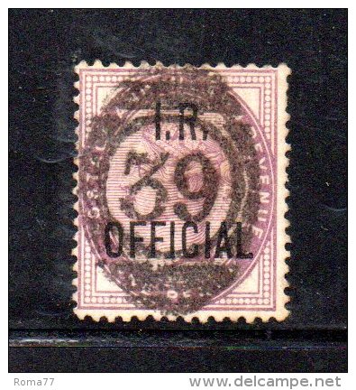 Y427 - GRAN BRETAGNA 1882 , SERVIZIO 1 Penny   N. 2A Usato - Servizio