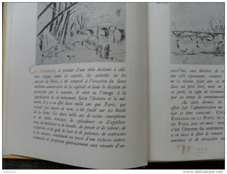 ALMANACH 1950 / PARIS  AN  2000 / ANNIVERSAIRE DES 2000 ANS DE LA CREATION DE PARIS / TRES BEAU - Autres & Non Classés