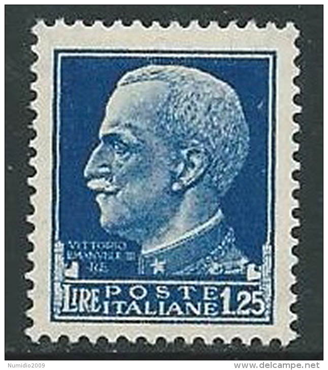 1929-42 REGNO IMPERIALE EFFIGIE 1,25 LIRE MNH ** - IM5-5 - Ongebruikt