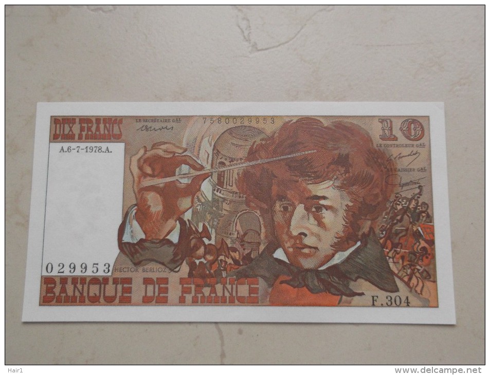 VDS BILLET DIX FRANCS NEUF DU 06 07 1978 - 10 F 1972-1978 ''Berlioz''