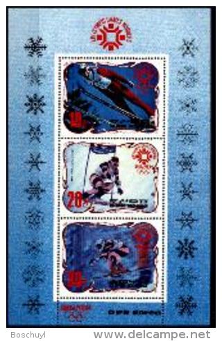 North Korea, 1984, Olympic Winter Games Sarajevo 1984, MNH Perforated Souvenir Sheet, Michel Block 176A - Corée Du Nord