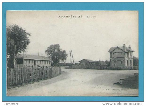 CPA La Gare CONNERE-BEILLE 72 - Connerre