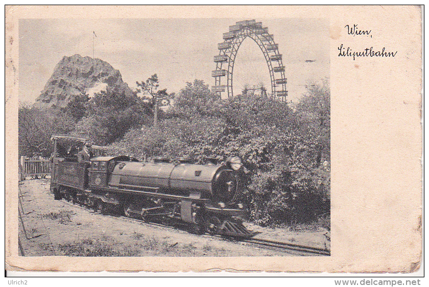 AK Wien - Liliputbahn Hochschaubahn Riesenrad - 1939 (18781) - Prater