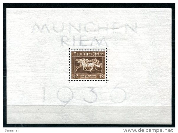 3653 - DEUTSCHES REICH - Block 4 (Das Braune Band Von Deutschland) - Postfrisch - Blocks & Sheetlets