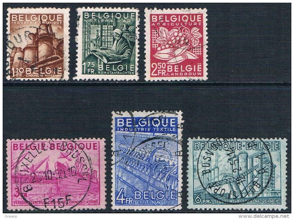 Belgique - Propoagande Pour L'exportation Belge 767/772 Oblit. - 1948 Export