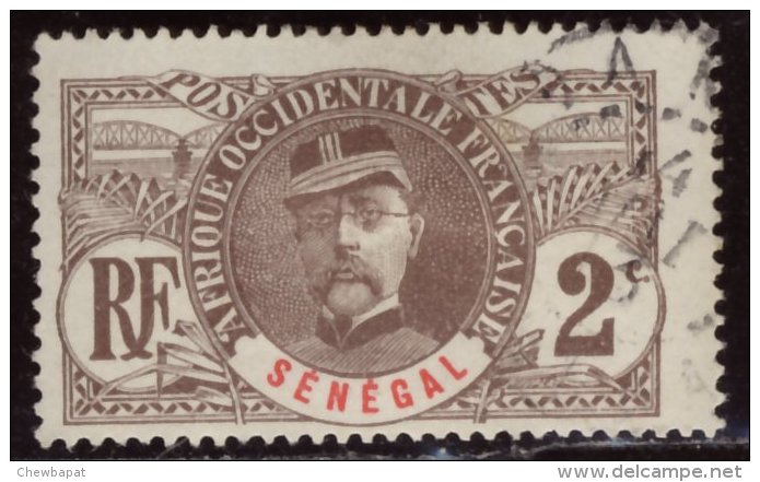 Sénégal - Oblitéré - Charnière Y&T 1906 N° 31 Général Faidherbe 2c Brun Et Rouge - Oblitérés