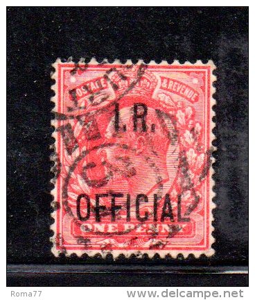 Y435 - GRAN BRETAGNA 1902 , Edoardo VII SERVIZIO 1 Penny  N. 18 Usato - Service