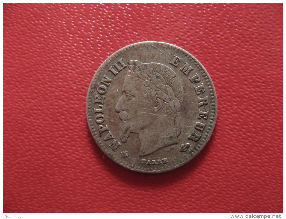 20 Centimes 1866 A Paris Napoléon III 1233 - 20 Centimes