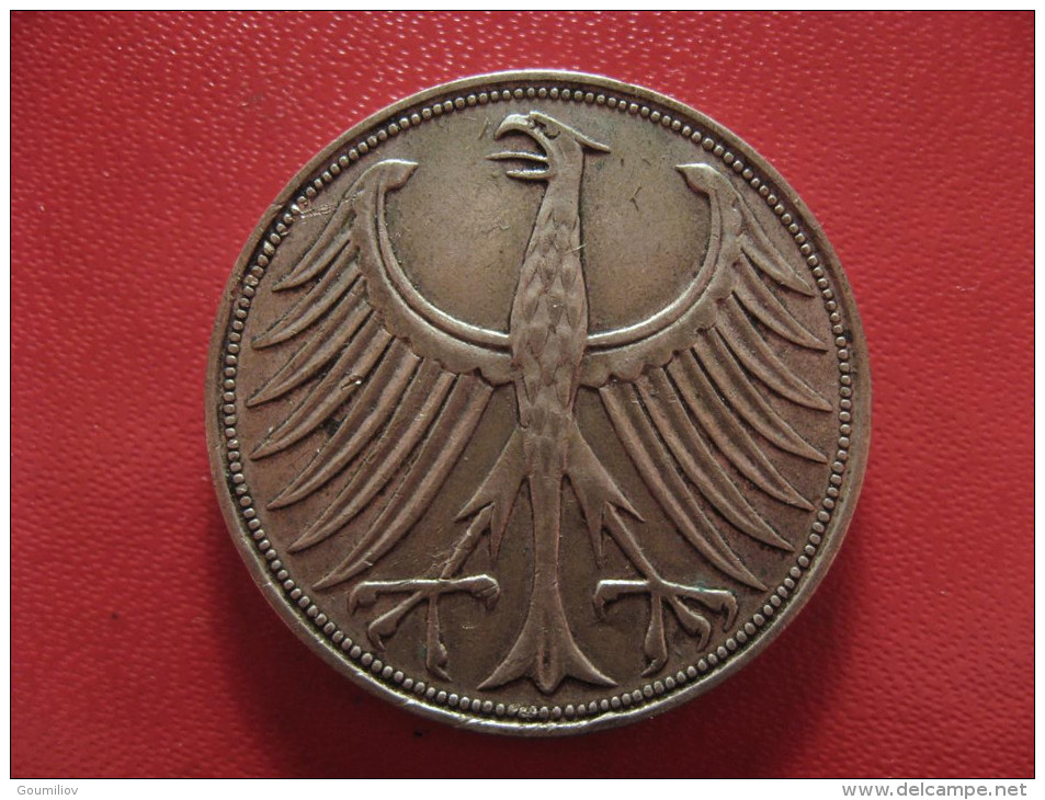 Allemagne - 5 Deutsche Mark 1951 D 0935 - 5 Mark