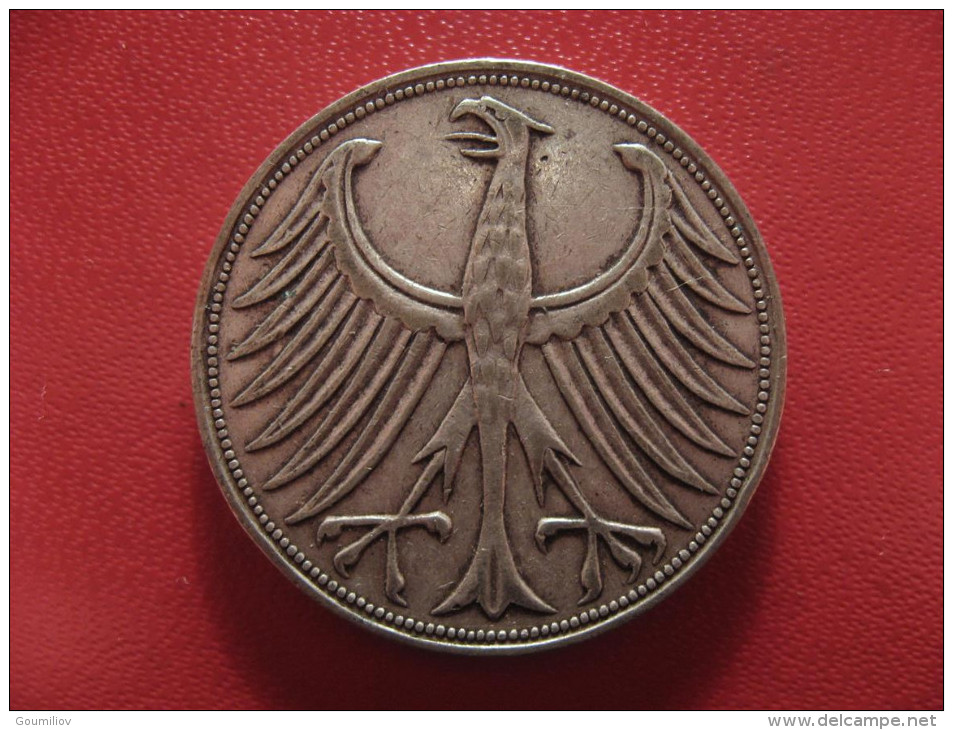 Allemagne - 5 Deutsche Mark 1951 F 0937 - 5 Mark