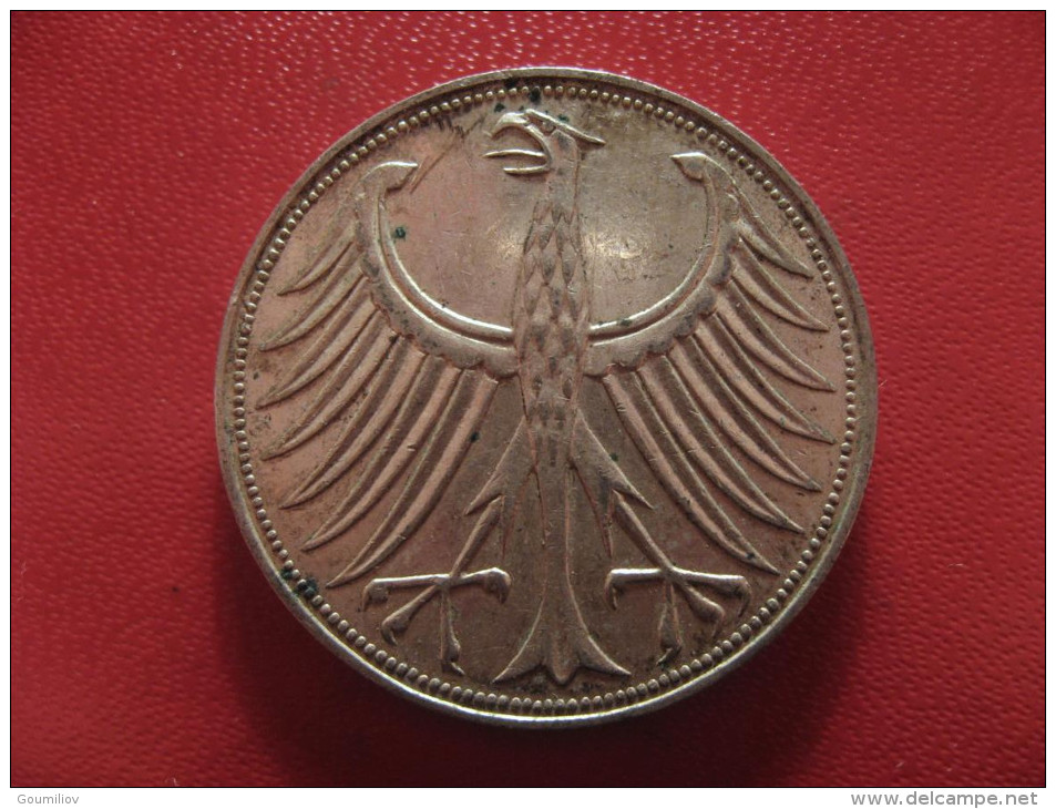 Allemagne - 5 Deutsche Mark 1965 D 0939 - 5 Marcos