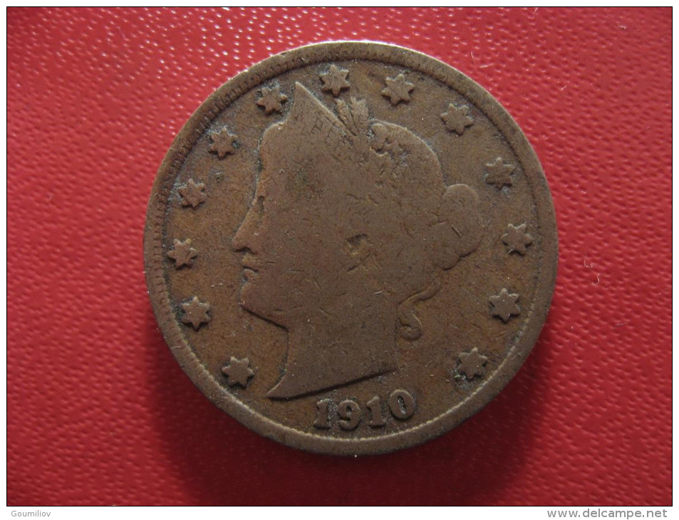 Etats-Unis - USA - 5 Cents 1910 Barber 1364 - 1883-1913: Liberty