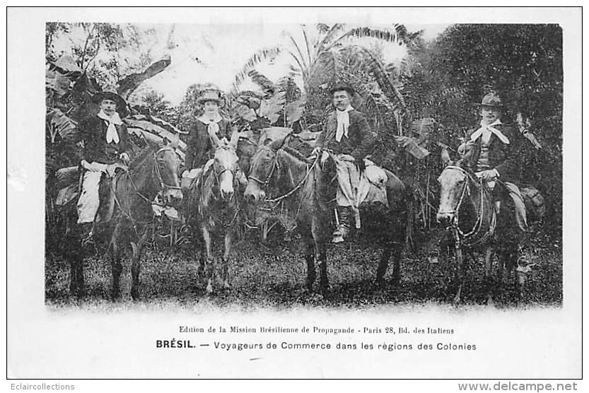 Brésil       Voyageurs De Commerce Dans Les Régions Des Colonies - Andere