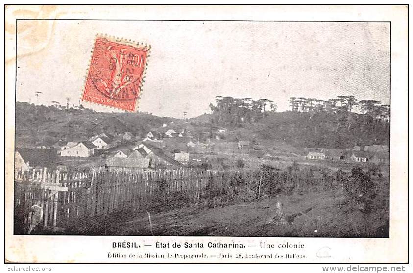 Brésil        Etat De San Catharina . Une  Colonie - Autres