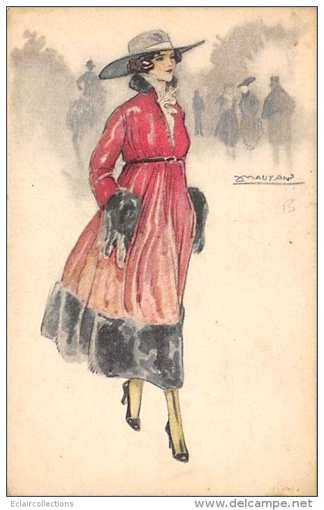 Illustrateur        Mauzan    Mode Féminine  Manteau - Mauzan, L.A.