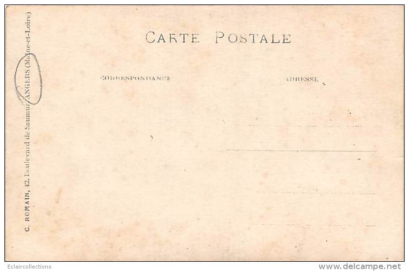 A Identifier.   Carte Photo    Militaria  Campagne 1914  19 Eme Chasseur Photo Romain 49 Angers (voir Scan) - Te Identificeren