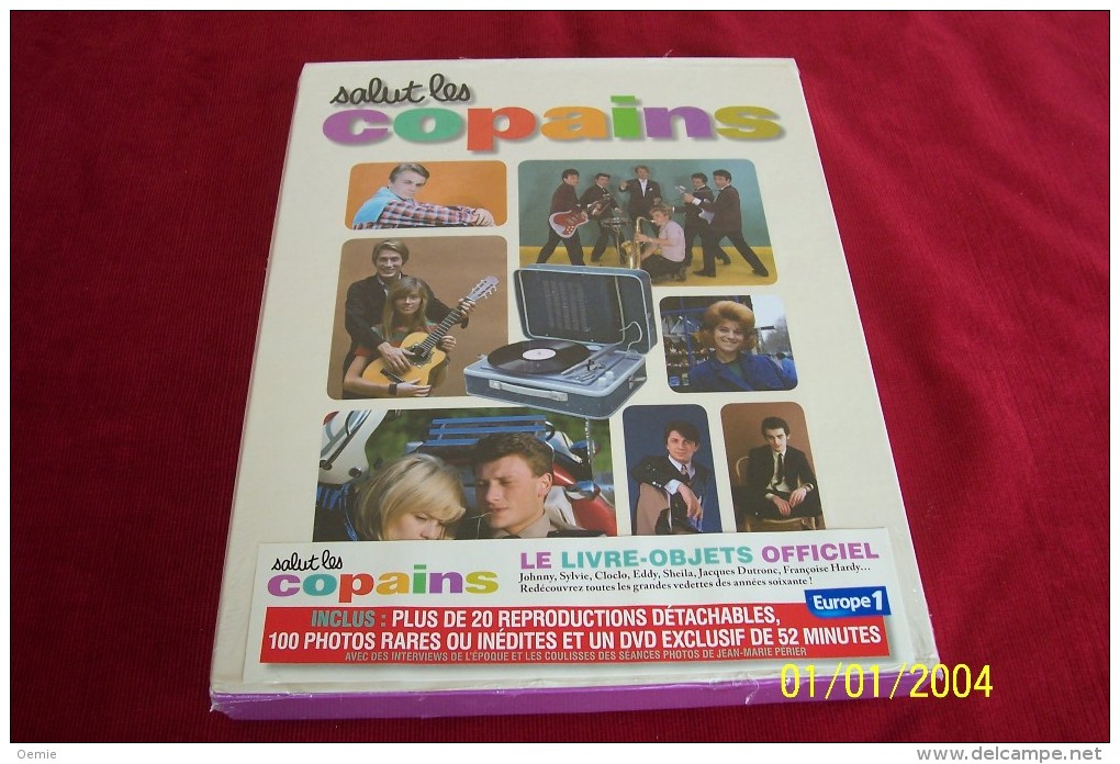 COFFRET DE SALUT LES COPAINS  LE LIVRE OBJET PLUS DE 20 REPRODUCTION DETACHABLE ° 100 PHOTOS RARE ET 1 DVD DE 52 Mn - Lovestorys