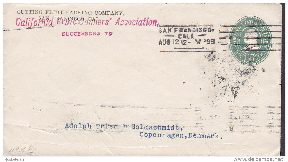 United States Postal Stationery Ganzsache Entier PRIVATE Print CUTTING FRUIT PACKING COMPANY, SAN FRANCISCO 1899 - ...-1900