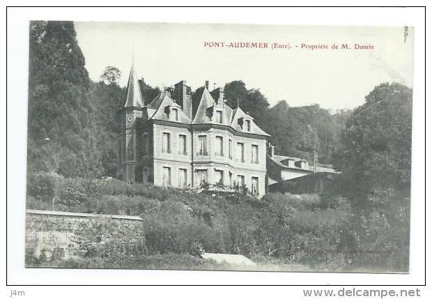 27/ EURE... PONT AUDEMER. Propriété De M. Domin - Pont Audemer