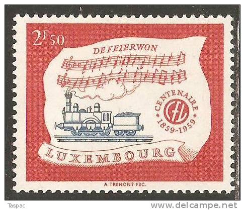 Luxembourg 1959 Mi# 611 ** MNH - Centenary Of Luxembourg’s Railroads - Ungebraucht