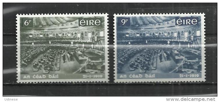 IRELAND 1969 - NATIONAL PARLIAMENT - CPL. SET - MNH MINT NEUF NUEVO - Unused Stamps